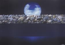 Картина, гиперреализм, масло: "Лунная соната"